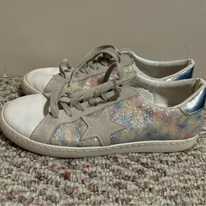 Vintage Havana Bianca Glitter Multi Star BarbieCore- Size 8